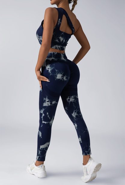 For Women Workout Sets  2 Piece Seamless High Waist Shorts Yoga Outfits,Workout Outfits 2 Piece Seamless Sport Bra High Waist Yoga Leggings Sets - Image 9