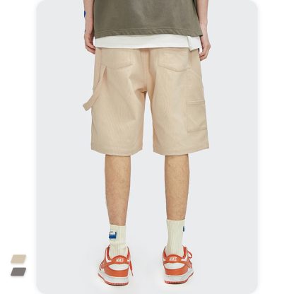 Summer Hot Style American Trendy Hip-hop High Street Loose Five-point Pants - Image 4