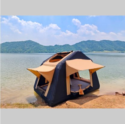 Foldable 2-3 People Amphibious Inflatable Car Roof Top Tent For Camping Outdoor Glamping Camping Tent For SUV,Truck - Image 4