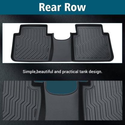 TPE Rubber Car Floor Mats All-Weather For 17-22 CR-V - Image 9