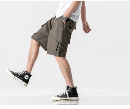 Summer New Men's Loose Five-Point Pants - Image 4