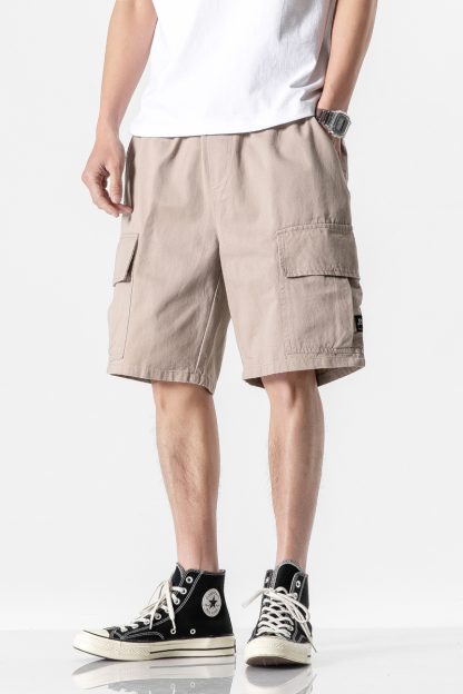 Summer New Men's Loose Five-Point Pants
