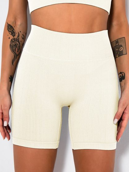 3 Pack Ribbed Soft New Cheap Women's High Waisted Biker Shorts Anti Chafing Slip Shorts Shorts Underwear Yoga Workout Shorts - Image 3