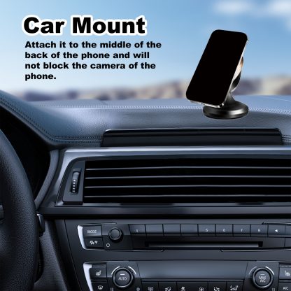 Rayhong Car Stand New Magnetic Folding Mobile Phone Stand For Rotating Dashboard Navigation For Cars - Image 3
