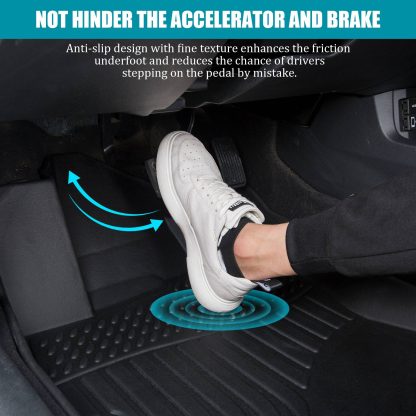 Floor Mats For 2021-2024 Rogue All Weather Anti-Slip Car Liners - Image 8