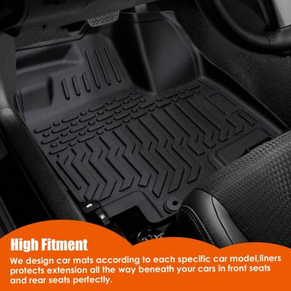 TPE Rubber Car Floor Mats All-Weather For 18-21 Accord - Image 5