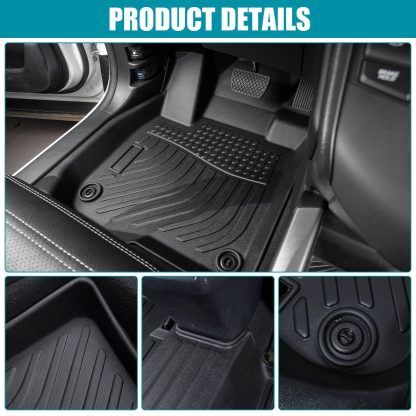 Car Floor Mats For 2014-2020 Rogue,NO FIT Rogue Sport,Black Cargo Liner - Image 4