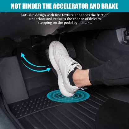 Car Floor Mats For 2014-2020 Rogue,NO FIT Rogue Sport,Black Cargo Liner - Image 3