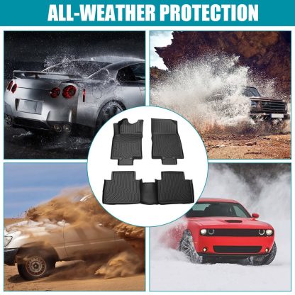 Car Floor Mats For 2014-2020 Rogue,NO FIT Rogue Sport,Black Cargo Liner - Image 6
