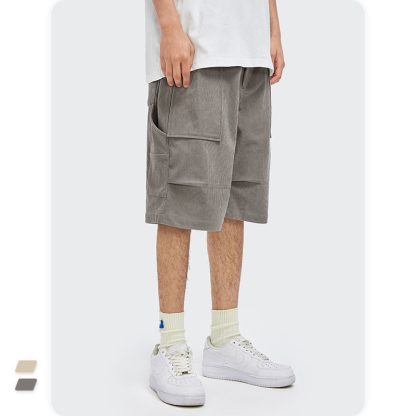 Summer Hot Style American Trendy Hip-hop High Street Loose Five-point Pants - Image 2