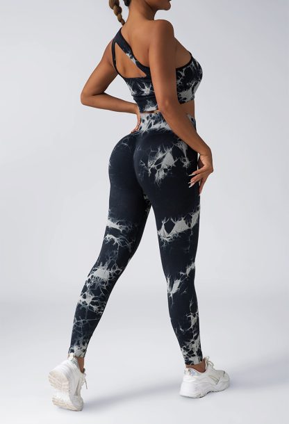 For Women Workout Sets  2 Piece Seamless High Waist Shorts Yoga Outfits,Workout Outfits 2 Piece Seamless Sport Bra High Waist Yoga Leggings Sets - Image 7