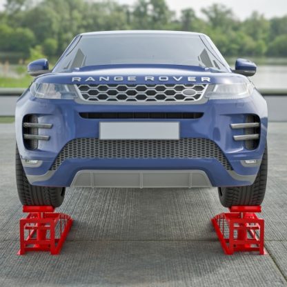 2 Pack Hydraulic Car Ramps 5T 11000lbs Low Profile Car Lift Service Ramps Truck Trailer Garage,Height Hydraulic Vehicle Ramps - Image 6