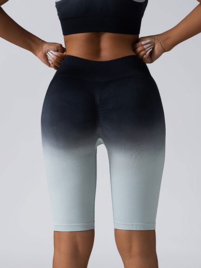 3 Pack Women Workout Shorts Scrunch Shorts Seamless High Waisted Contour Gym Yoga Biker Shorts - Image 6