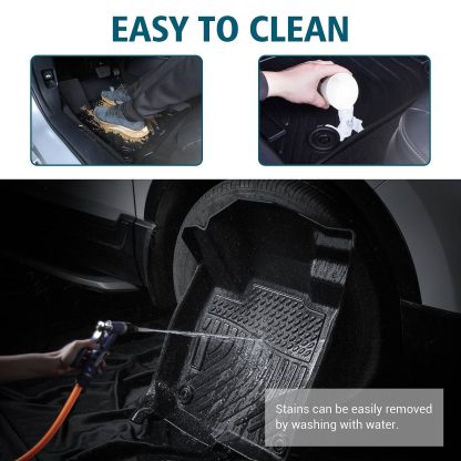 TPE Rubber Car Floor Mats All-Weather For 17-22 CR-V - Image 3