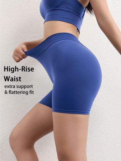 High-waisted Butt-lifting Women's Sports Yoga Shorts - Image 6