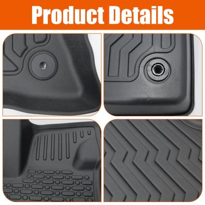 Car Floor Mats TPE Rubber For 21-22 Ford Bronco Sport & 22-23 Maverick - Image 8