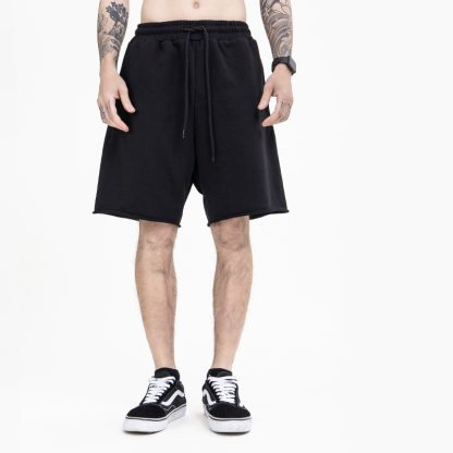 Solid Color Loose Edge Loose Leisure Sports Shorts - Image 4