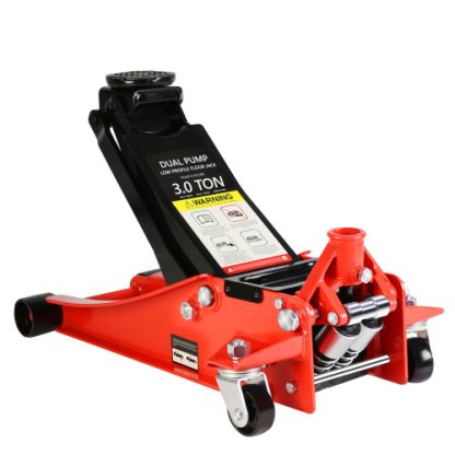 Hydraulic Low Profile Steel Racing Floor Jack With 3 Ton Capacity And Lift Range 3.3 Inches-18.5 Inches Unavailable Platforms- Welfel Temu - Image 7