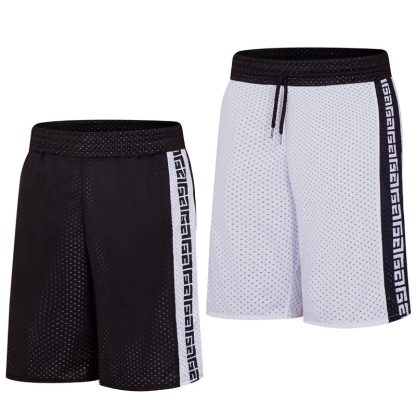 Gym Shorts Men Loose Casual Fitness Quick Dry Letter Pants - Image 8