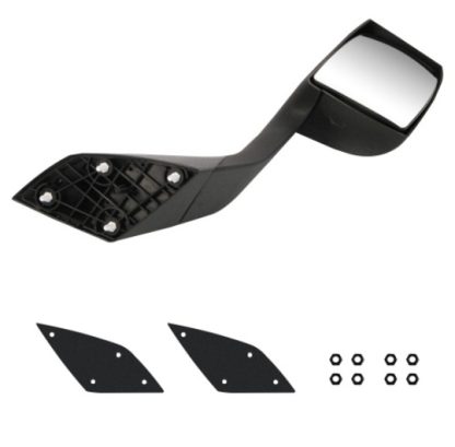2Pcs Black Hood Mirrors Assembly Fit For Volvo VNL 2000-2015, Pair Of Heavy Truck Mirror With Mounting Kit Driver And Passenger Side - Image 6
