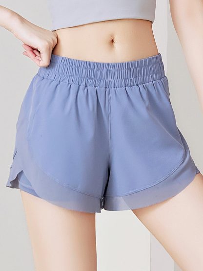 Mesh Shorts, Sports And Fitness Shorts With Built-in Pockets, Yoga Shorts For Women Perfect For Jogging Hiking Working Out And Outdoor Activities - Image 10