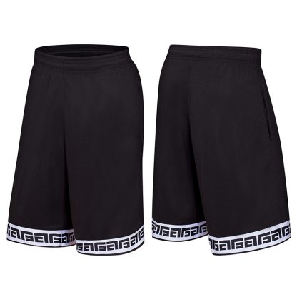 Gym Shorts Men Loose Casual Fitness Quick Dry Letter Pants - Image 2
