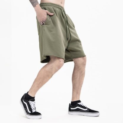 Solid Color Loose Edge Loose Leisure Sports Shorts - Image 2
