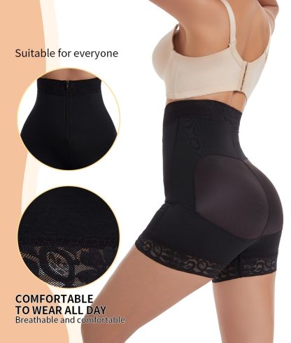Women's Faja Hip Lift Body Shaper Women's Tummy Control Belt Steel Bone Body Shaping Shorts Slim Fit Flat Tummy Hip Lift Body Shaping Panties With Hook Zipper Body Shape - Image 3