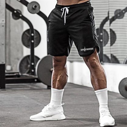 Summer Brand Mesh Quick Dry Fitness Shorts Men Gym Knee - Image 10