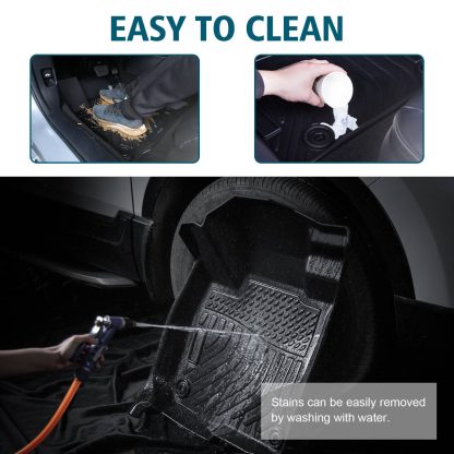 TPE Rubber Car Floor Mats For 18-23 Tacoma Double Cab - Image 3