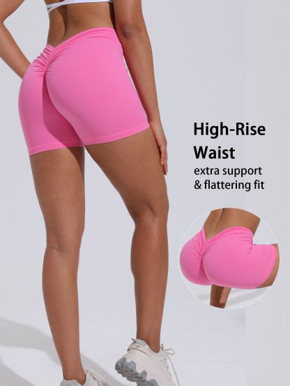 High-waisted Butt-lifting Women's Sports Yoga Shorts - Image 5
