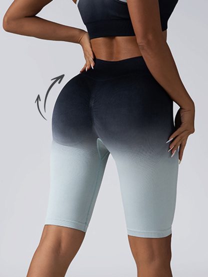 3 Pack Women Workout Shorts Scrunch Shorts Seamless High Waisted Contour Gym Yoga Biker Shorts - Image 4