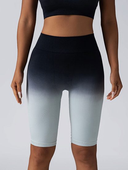 3 Pack Women Workout Shorts Scrunch Shorts Seamless High Waisted Contour Gym Yoga Biker Shorts - Image 3