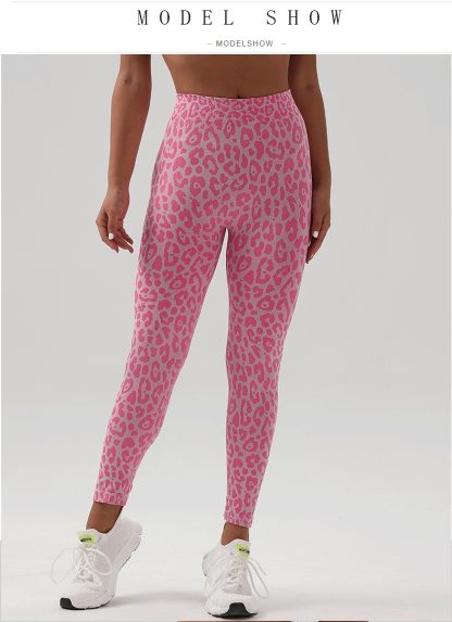 Leopard Print Yoga Pants - Image 2