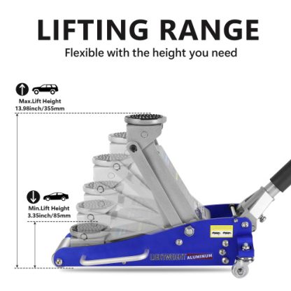 4 Ton Low Profile Floor Jack Unavailable Platforms- Welfel , Temu - Image 2