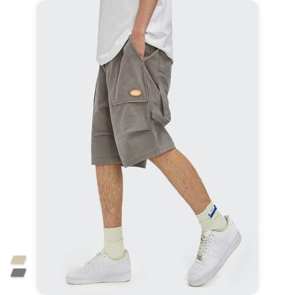 Summer Hot Style American Trendy Hip-hop High Street Loose Five-point Pants - Image 3
