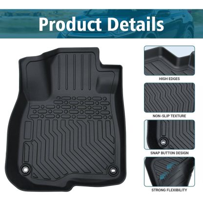TPE Rubber Car Floor Mats All-Weather For 17-22 CR-V - Image 10