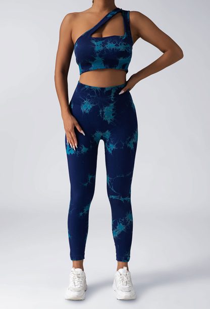Women Scrunch Workout Leggings Butt Lifting High Waisted Yoga Pants - Tie Dye Seamless Booty Gym Tights - Image 6