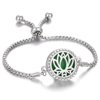 2024 New Kaleidoscope Aromatherapy Bracelet Perfume Essential Oil Diffuser Locket Bracelet Charms Women Aroma Diffuser Jewelry - Image 4