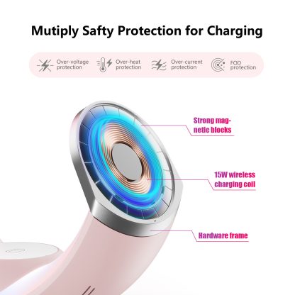 4-in-1 Crescent Magnetic Wireless Charger Stand For Multiple Devices NO Plug - Image 4