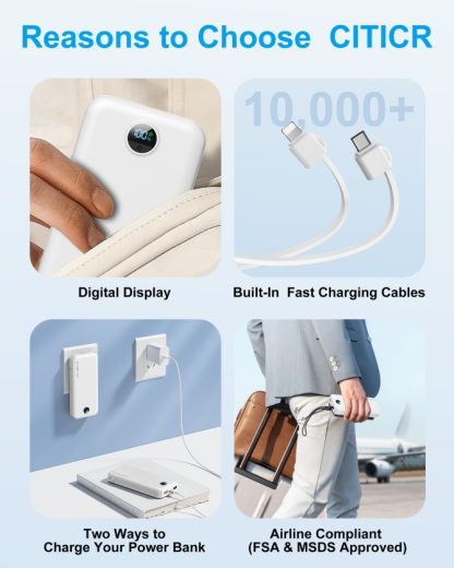 With AC Socket For Fast Charging, It Comes With A Dual-wire Digital Display Power Bank - Image 10