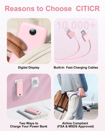 With AC Socket For Fast Charging, It Comes With A Dual-wire Digital Display Power Bank - Image 2