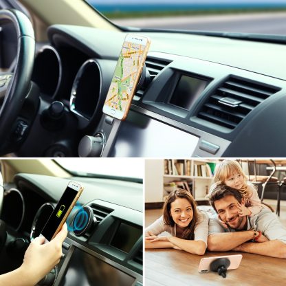 1Pc Magnetic  Qi Wireless Car Charger Car Phone Charger For IOS Phone XS MAX XR Galaxy S10 S9 Tablet GPS Device - Image 7