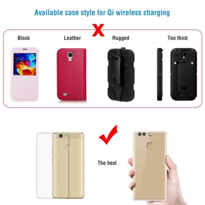 1Pc Magnetic  Qi Wireless Car Charger Car Phone Charger For IOS Phone XS MAX XR Galaxy S10 S9 Tablet GPS Device - Image 4