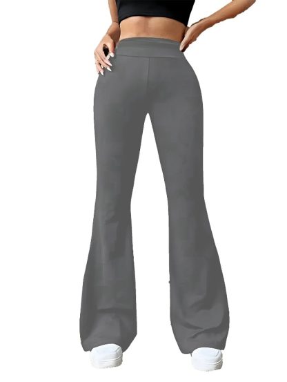 3pcs Butt-Lifting Flare Yoga Pants High Waist, Ultra Stretch, Naked Feel Leggings For Women - Image 2