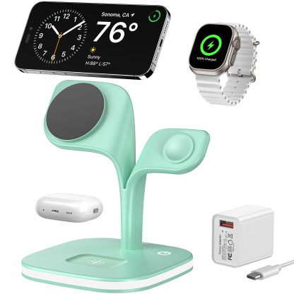 5-in-1 Magnetic Real Wireless Desktop Fast Charging Station For Multiple Devices - Image 10