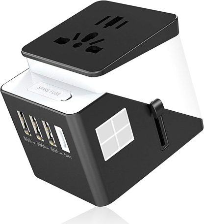 3 USB  1 Typc C International Power Adapter For Europe, UK, China, Australia, Japan And More 200 Countries - Image 6