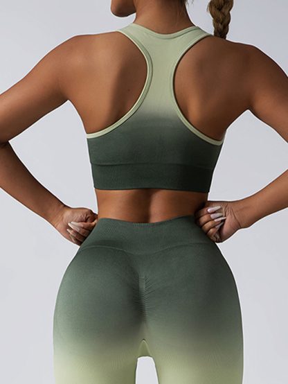 2 Pack Y Back Sports Bras For Women Spaghetti Thin Strap Workout Bras Wirefree Padded Racerback Yoga Bras - Image 4