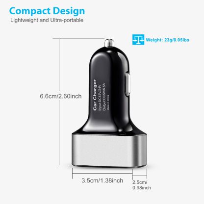 1Pc 3Port USB Car Charger  30W 5.5A For IOS Phone 16 15 14 And More - Image 10