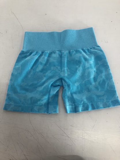 Women's Camo Jacquard Seamless Gym Shorts - Image 5